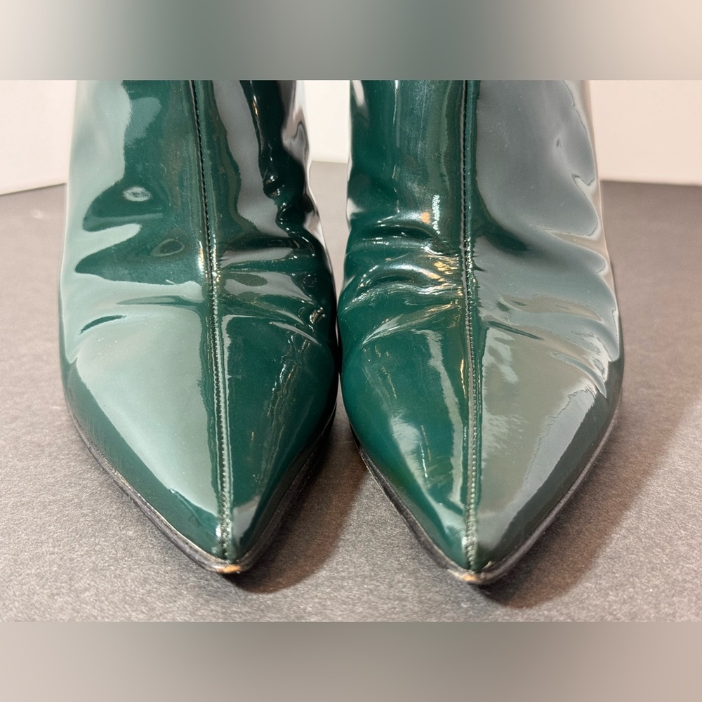 Green Jimmy Choo Knee High Boots